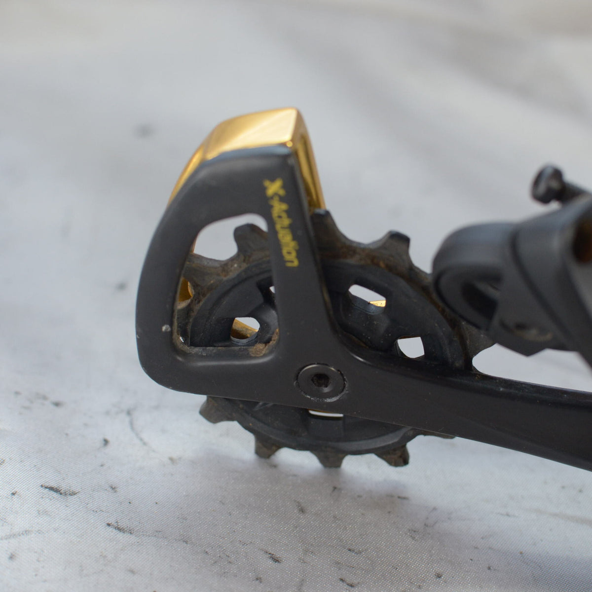 SRAM XX1 Gold Rear Derailleur 12 Speed Xactuation, Type 3 Clutch, VG+