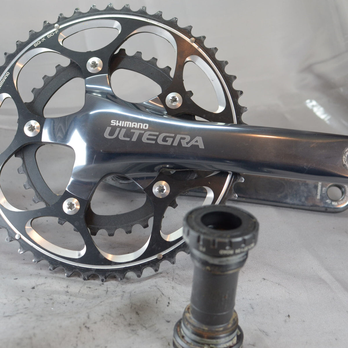 Shimano Ultegra 6600 10 Speed COMPACT Crankset FC-6650 50-34 175mm + B –  EJRecyclery - Cycling New & Used