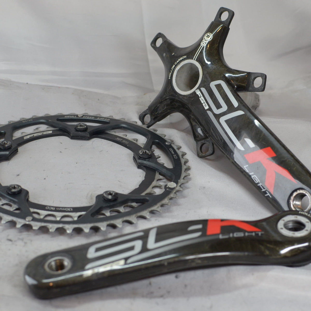 【即購入OK】FSA SL-K 170mm 50-34T クランク BB30 FSA SL-K Light Carbon Crankset BB386EVO 170mm 50/34T 10/11