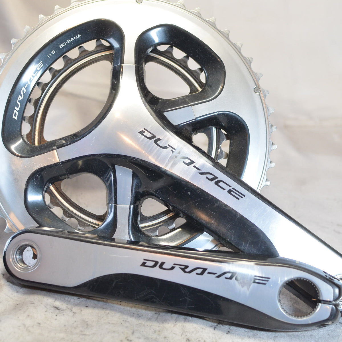 【美品】DURA-ACE FC-09 50-34T 172.5㎜　11速 DURA-ACE 11S FC09チェーンリング 50T/34T Amazon | SHIMANO