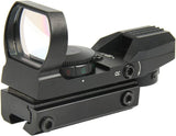 Red/Green Dot Multi-Reticle Reflex Sight, Dovetail 11mm Rail