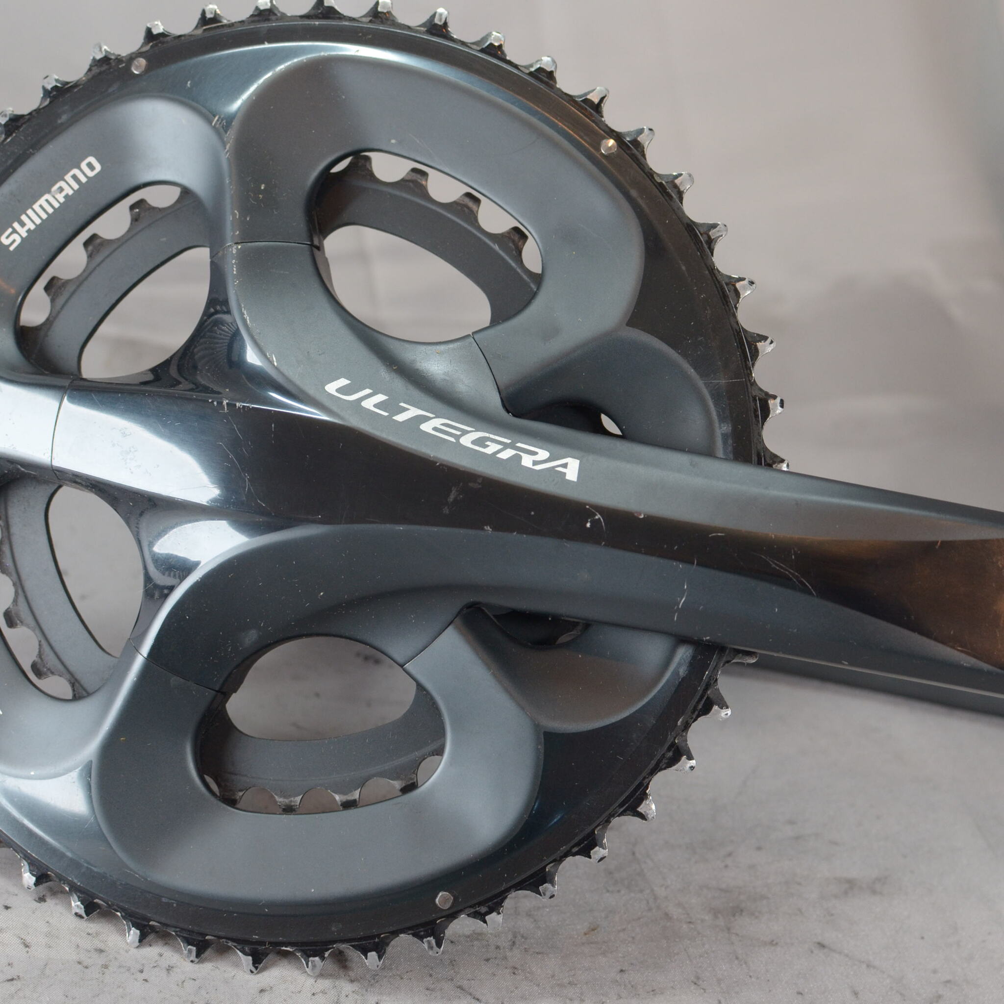【めっちゃ変わる】 Shimano Ultegra 6700 10 速紧凑型曲柄组FC-6750 50-34 170mm，8 パーツ