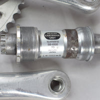 Shimano Ultegra 6500 9 Speed DOUBLE Crankset FC-6500 53-39 172.5mm + 109.5mm BB