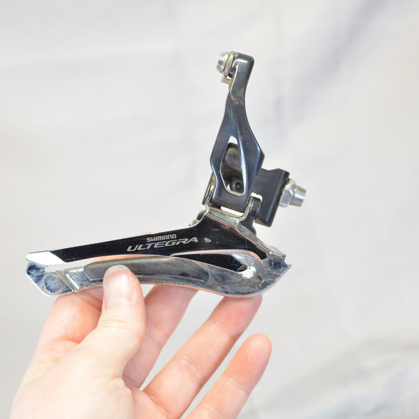 Shimano Ultegra 6800 FD-6800 11 Speed Braze-on Front Double Derailleur, 8/10 VG+