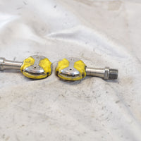 EXC+ Wahoo Speedplay Zero Ti Titanium Yellow Pedals