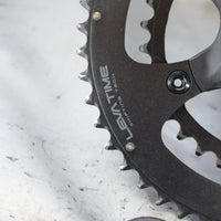 Near Mint Praxis Alba 2D Crankset 34/50 165mm 10/11/12 Speed + Bottom Bracket