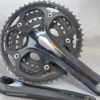 Shimano 105 5700 10 Speed TRIPLE Crankset FC-5703 50-39-30 172.5mm, Black