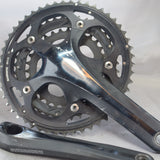 Shimano 105 5700 10 Speed TRIPLE Crankset FC-5703 50-39-30 172.5mm, Black