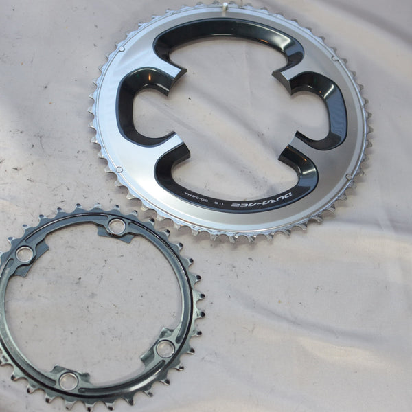 Shimano Dura Ace 9000 50/34T Chainrings Set FC-9000 50 & 34 VG++