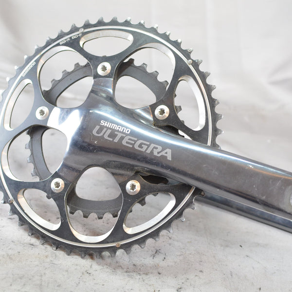 Shimano Ultegra 6600 10 Speed COMPACT Crankset FC-6650 50-34 175mm, 8/10 VG+