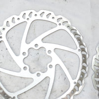 New Takeoff 160mm 6-Bolt Road, Gravel, Mountain Bike Disc Brake Rotors, Pair