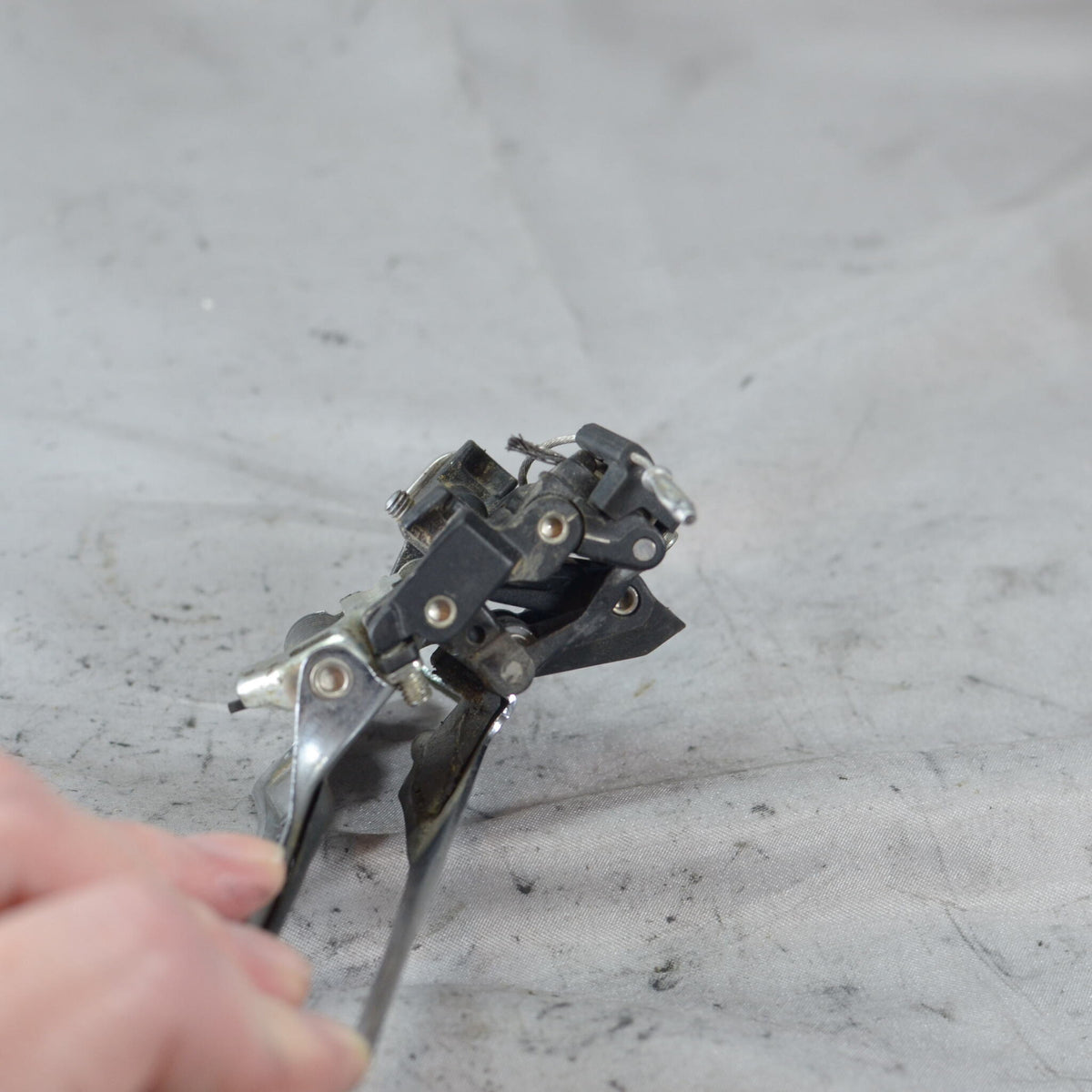 Shimano GRX FD-RX400 Gravel Front Derailleur Double Braze-On, 8/10 VG+ ...