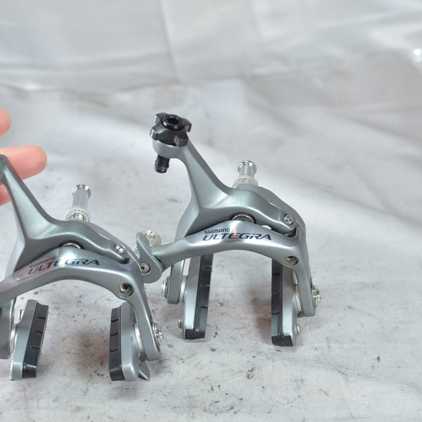 Shimano Ultegra 6700 BR-6700 Front & Rear Brake Caliper Pair Silver EXC+