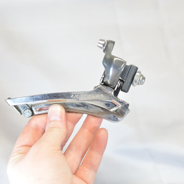 Shimano Ultegra 6700 FD-6700 10 Speed Braze-On Front Derailleur Double, NICE