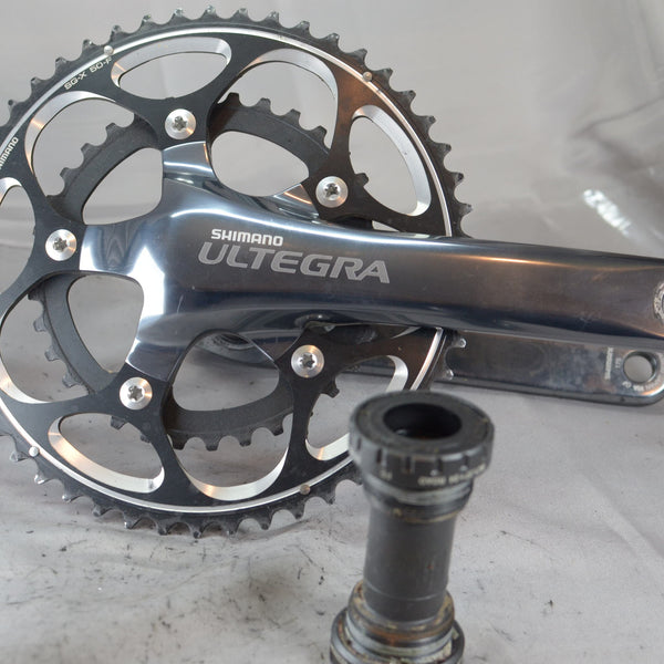 Shimano Ultegra 6600 10 Speed COMPACT Crankset FC-6650 50-34 175mm + Bottom Bracket