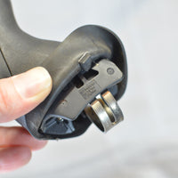 Shimano 105 5700 ST-5700 左/前 2x 双 STI 变速杆，黑色，7/10 不错