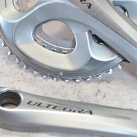 Shimano Ultegra 6700 10 速 COMPACT 曲柄组 FC-6750 50-34 172.5mm 灰色，8/10 VG