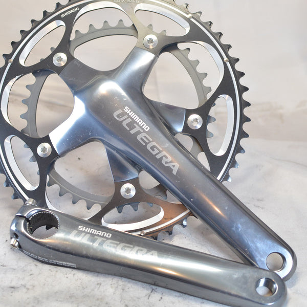 NEW* Shimano Ultegra 6600 10 Speed DOUBLE Crankset FC-6600 53-39 172.5mm Gray