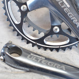 NEW* Shimano Ultegra 6600 10 Speed DOUBLE Crankset FC-6600 53-39 172.5mm Gray