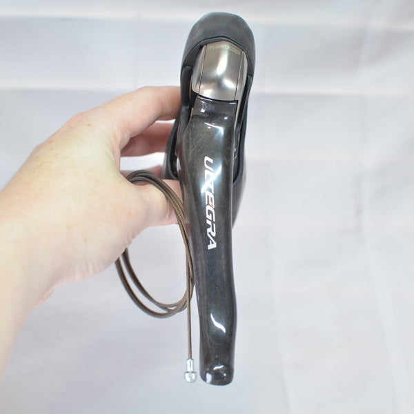 Shimano Ultegra 6700 ST-6700 LEFT/FRONT 2x Double  Shifter+Polymer Brake Cable