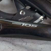 Shimano 105 5600 Crankset FC-5600 50-39 172.5mm, Black, 9/10 EXC+