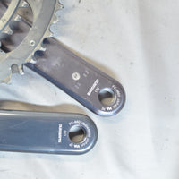Shimano Ultegra 6600 10 Speed DOUBLE Crankset FC-6601 53-39 170mm GRAY, 8/10 VG