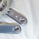 Shimano Ultegra 6600 10 Speed DOUBLE Crankset FC-6601 53-39 170mm GRAY, 8/10 VG
