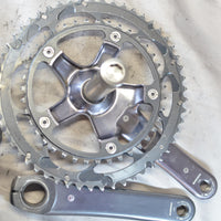 Shimano Ultegra 6600 10 Speed DOUBLE Crankset FC-6601 53-39 170mm GRAY, 8/10 VG