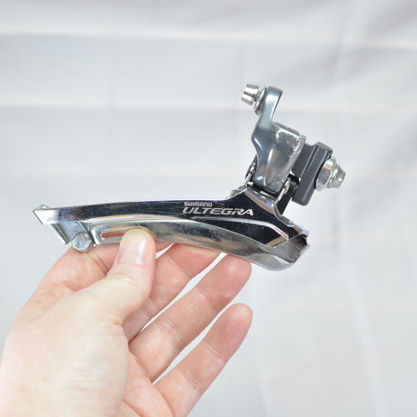 Shimano Ultegra 6700 FD-6700 10 Speed Braze-On Front Derailleur Double, 8/10 VG