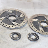 Shimano SM-RT900-SS 140mm Disc Brake Centerlock Rotors Pair W/Lockrings