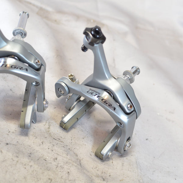 Shimano Ultegra 6700 BR-6700 Front & Rear Brake Caliper Pair Silver, EXC