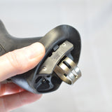 Shimano 105 5700 ST-5700 LINKS/VORNE 2x Double STI Shifter, Schwarz, 9/10 EXC