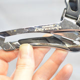 Shimano Ultegra 6800 FD-6800 11 Speed Braze-on Front Double Derailleur 7/10 Nice