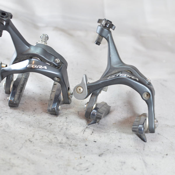Shimano Ultegra 6700 BR-6700 Front & Rear Brake Caliper Pair Gray, VG++