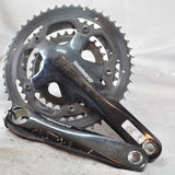 Shimano FC-R600 50-39-30 TRIPLE 10 Speed Road Crankset 172.5 mm, 7/10 Nice