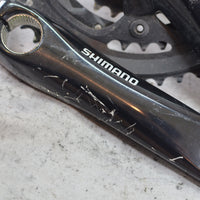Shimano FC-R600 50-39-30 TRIPLE 10 Speed Road Crankset 172.5 mm, 7/10 Nice