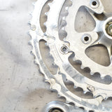 Shimano Ultegra 6500 9 Speed TRIPLE Kurbelgarnitur FC-6503 52-42-30 172,5 mm Silber, 7/10 Schön