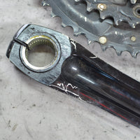 Shimano FC-R600 50-39-30 TRIPLE 10 Speed Road Crankset 172.5 mm, 7/10 Nice