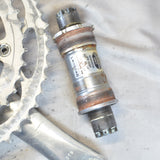 Shimano Ultegra 6500 9 Speed TRIPLE Kurbelgarnitur FC-6503 52-42-30 172,5 mm Silber, 7/10 Schön