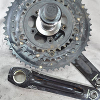 Shimano FC-R600 50-39-30 TRIPLE 10 Speed Road Crankset 172.5 mm, 7/10 Nice