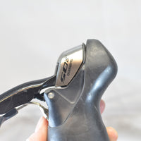 VG+ Shimano 105 5700 ST-5700 LEFT/FRONT 2x Double STI Shifter, Black, 8/10+