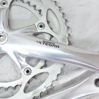 Shimano Ultegra 6500 9 Speed Double Kurbelgarnitur FC-6500 53-39 172,5 mm Silber, schön