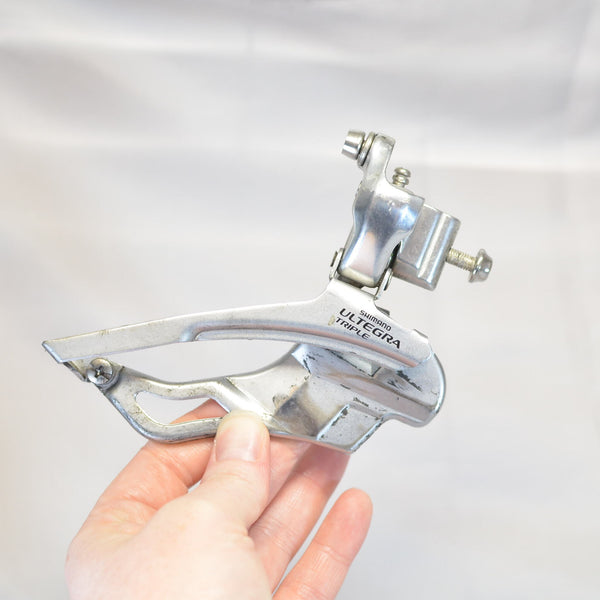Shimano Ultegra 6600 FD-6603 Triple 3x10 Speed Braze-On Front Derailleur 8/10 VG