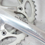 Shimano Ultegra FC-6500 9 Speed DOUBLE Crankset 53-39 175mm, 7/10 VG