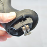 Shimano 105 5700 ST-5700 LINKS/VORNE 2x Double STI Shifter, Schwarz, 7/10 Nice