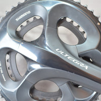 Shimano Ultegra 6700 10 Speed COMPACT Crankset FC-6750 50-34 172.5mm Gray, 9/10 EXC