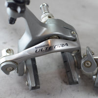 Shimano Ultegra 6700 BR-6700 Front & Rear Brake Caliper Pair Silver, 8/10 VG