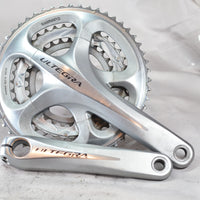 Shimano Ultegra 6700 10 Speed TRIPLE Crankset FC-6703 52-39-30 170mm, 8/10 VG