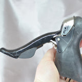 Shimano 105 5700 ST-5700 LEFT/FRONT 2x Double STI Shifter, Black, 7/10 Nice