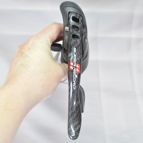 Pre-2015 Campagnolo Super Record LEFT/FRONT 2x Double (11 speed) Ergo Shifter